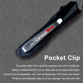 Caressolove compact EDC design slips into pockets for quick access and discreet use.