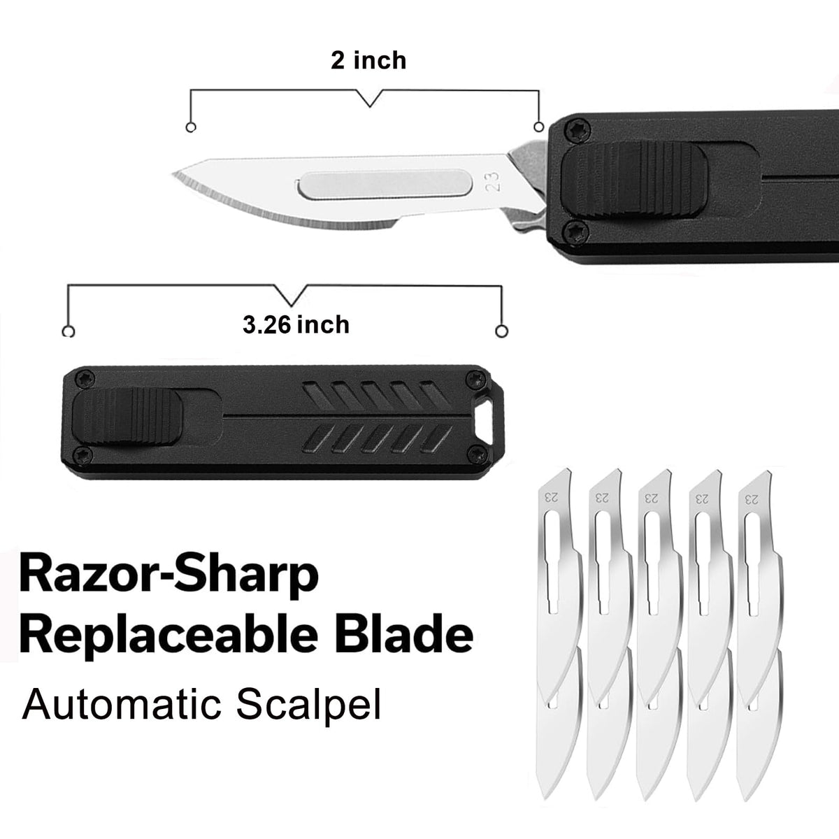 Caressolove double-action mechanism knife for fast deployment