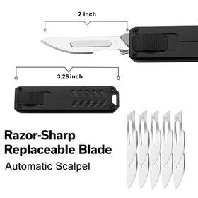 Caressolove double-action mechanism knife for fast deployment