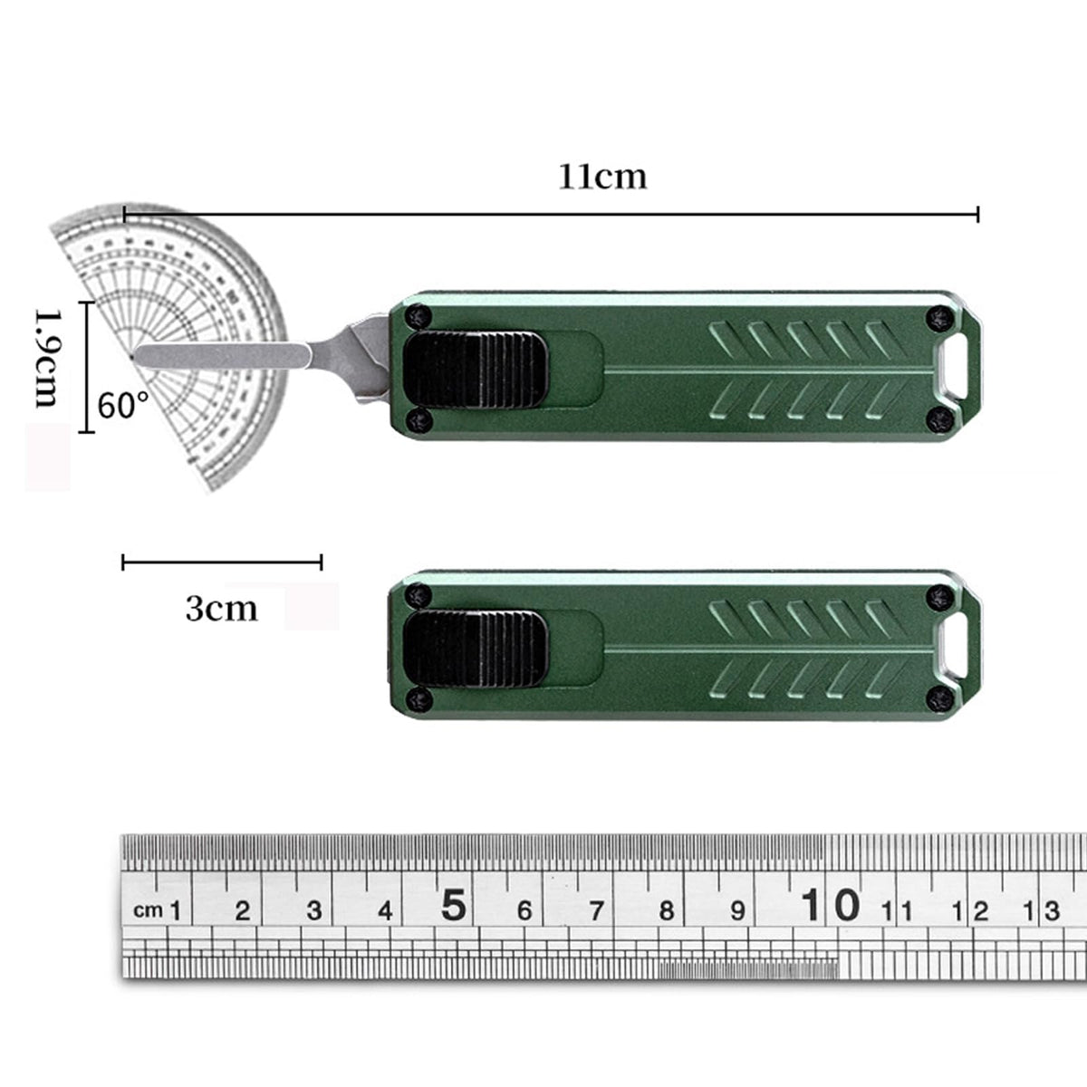 Caressolove 10-23 razor blade pack supports extended projects with quick blade changes.