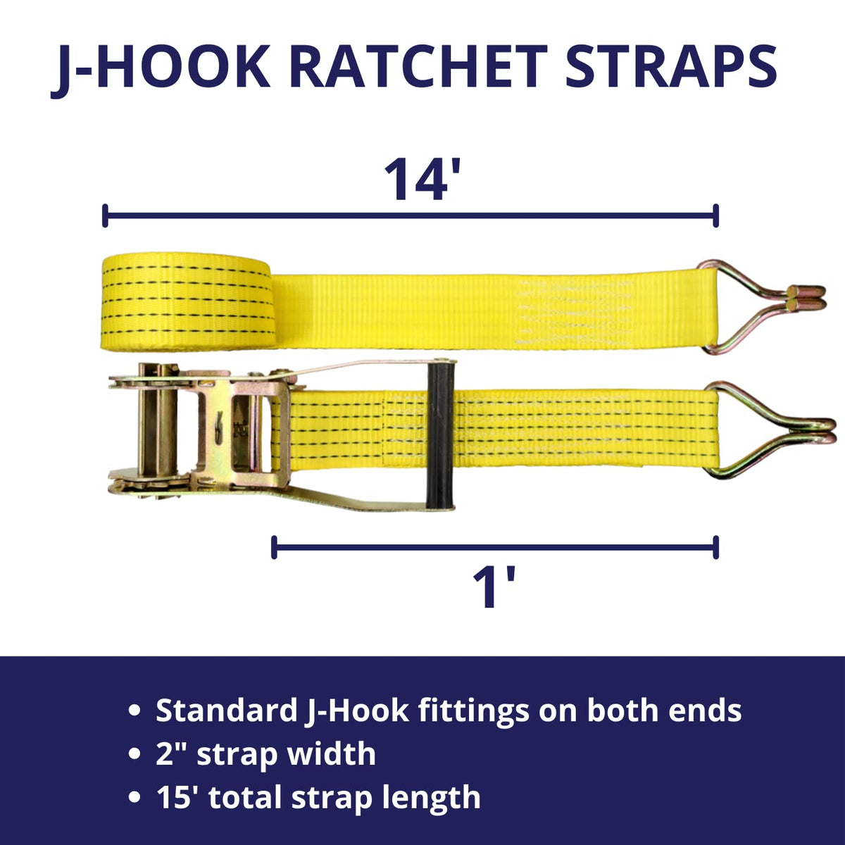 Cargo Control J-hook fittings provide durable anchor points for stable loads.