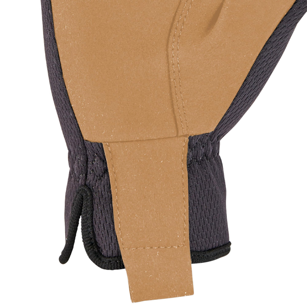 Carhartt side-vent cuff enables air circulation to keep hands comfortable.