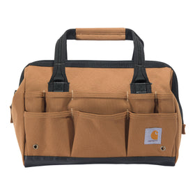 Rain Defender on Carhartt Onsite Tool Bag sheds light rain during transport