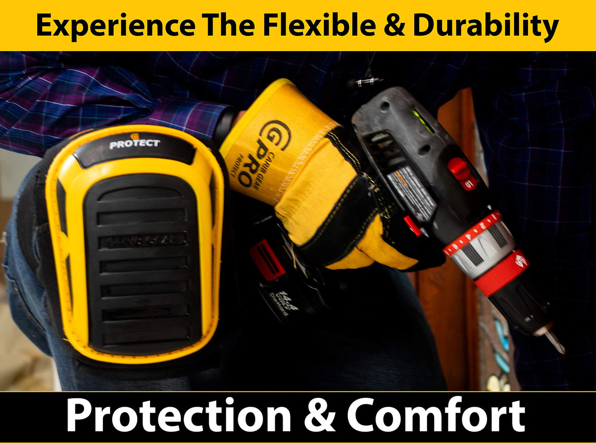 CARIB GEAR PRO leather work gloves with reinforced grip.