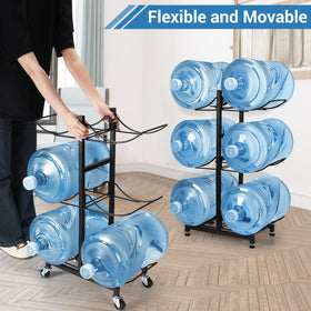 CAROD foldable slot design keeps six bottles organized and saves space.