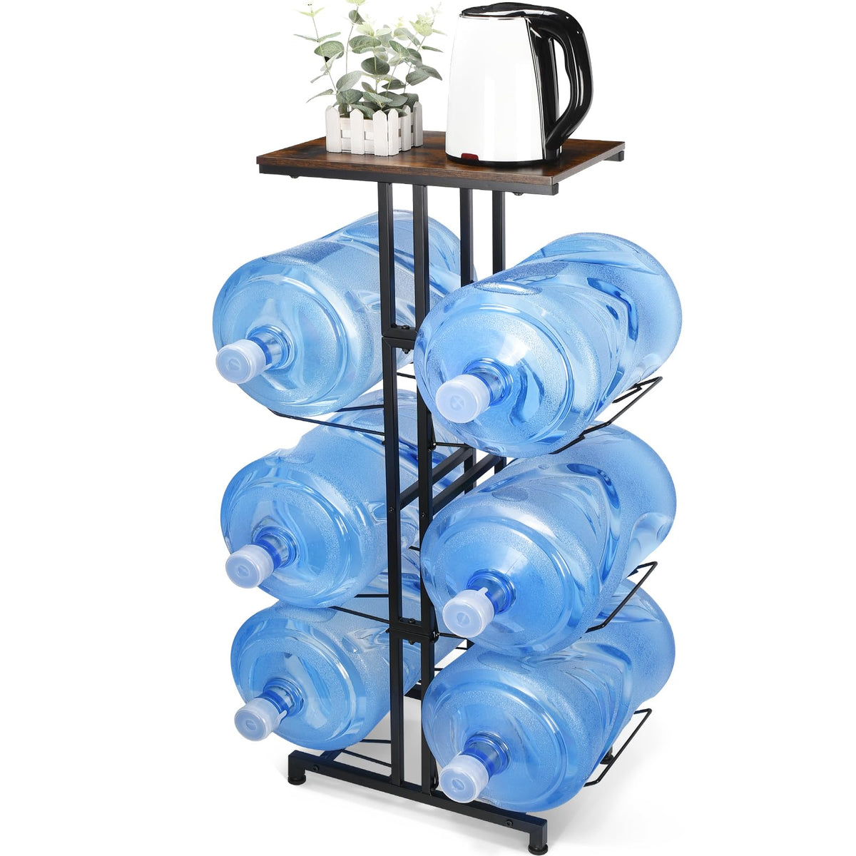 CAROD 5 gallon water jug holder front view with sturdy frame