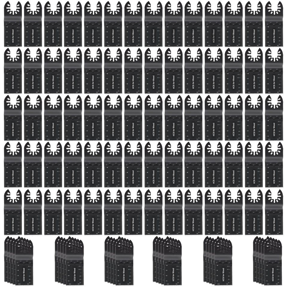 CaRoller 100Pcs oscillating blades pack for versatile cutting tasks