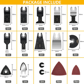 CaRoller 11 blade types included for precise cutting across wood, metal, and plastic
