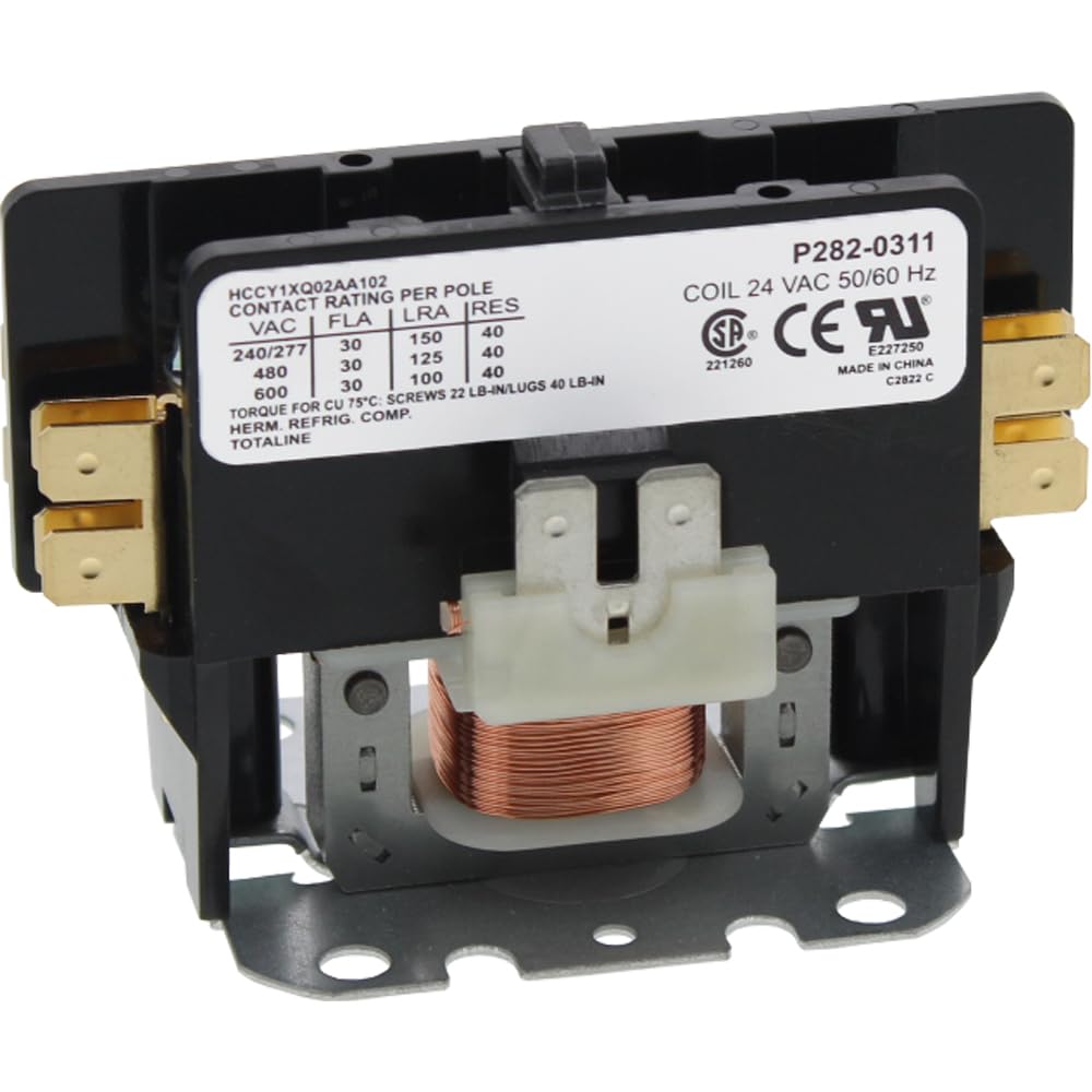 Carrier HN51KC024 coil SP contactor for 24V HVAC systems improves control reliability.