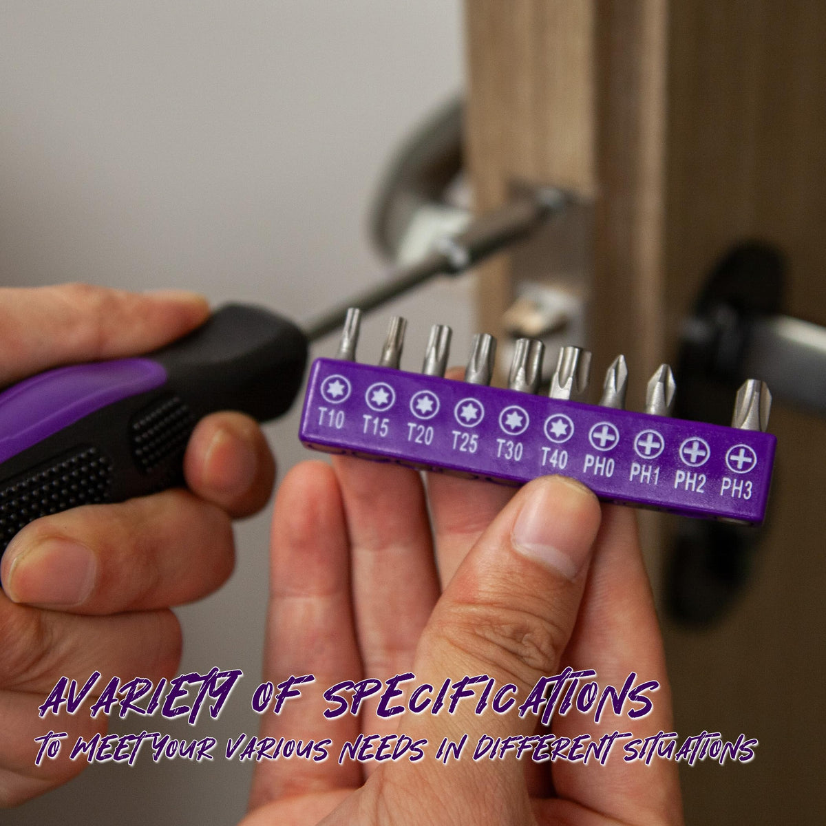 Cartman screwdrivers set for versatile fastening and adjustment tasks