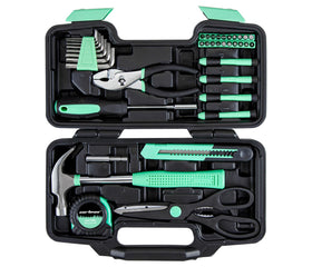 Cartman 39-piece tool set featuring the hammer for quick home repairs.