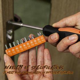 Portable, lightweight CARTMAN tool set with carrying handle for easy transport.