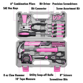 CARTMAN basic household tools laid out for small repairs around the home.