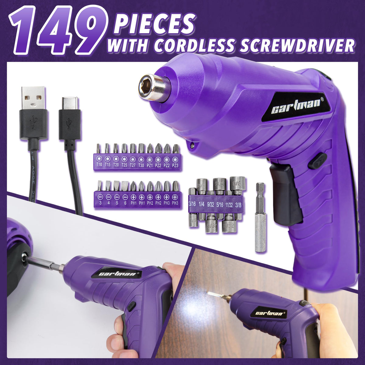 Cartman corrosion-resistant tools endure daily use with minimal maintenance.
