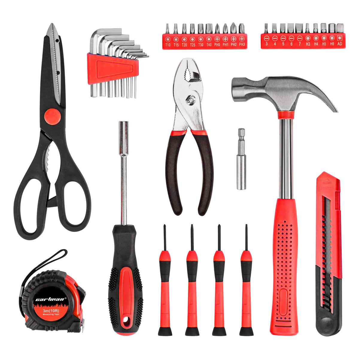Cartman hand tools collection with ergonomic design for DIY tasks