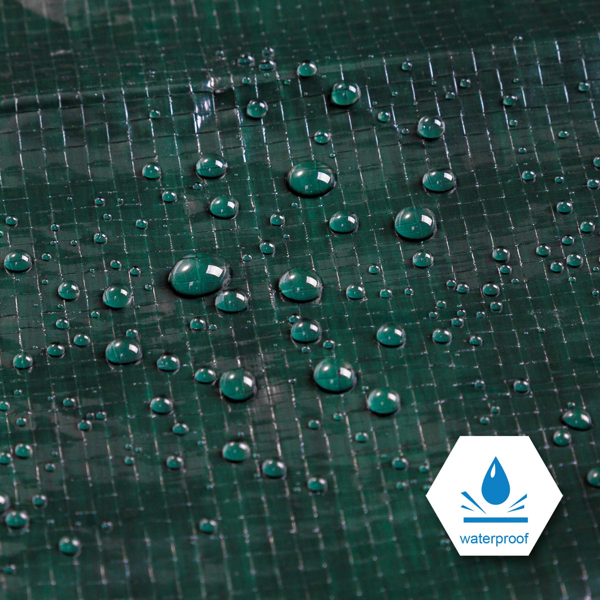 CARTMAN tarp with heat-sealed edges to prevent leaks and cracks