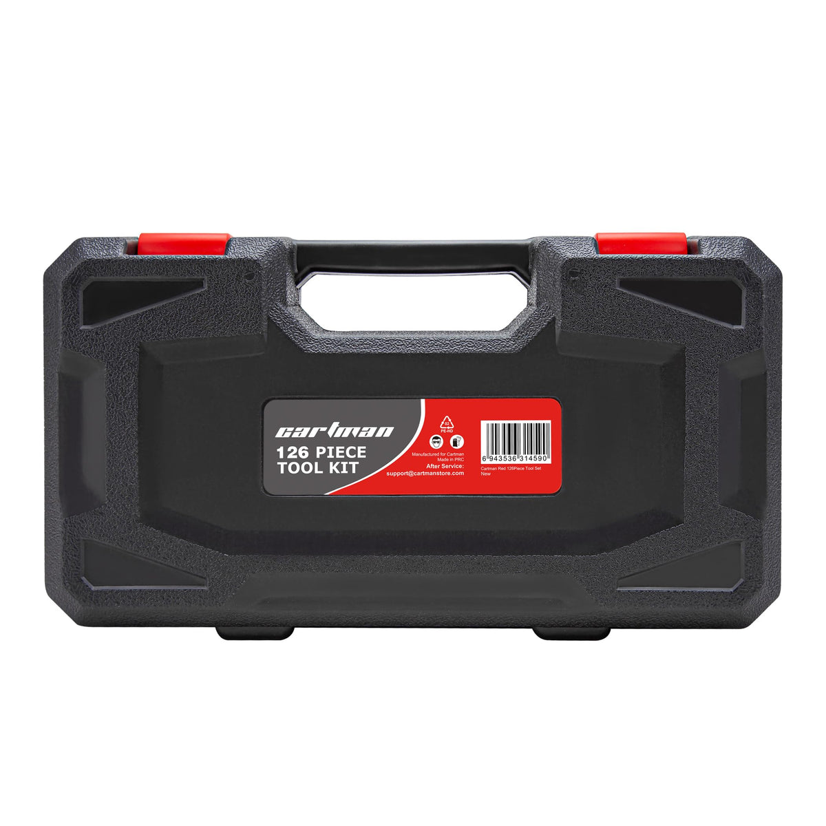 Cartman Home Tool Set Kit carrying handle for easy transport.