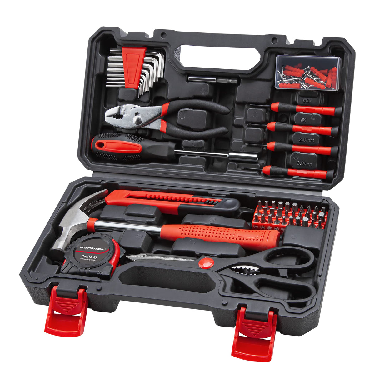 Cartman Home Tool Set Kit hammer close-up for durable quick repairs.
