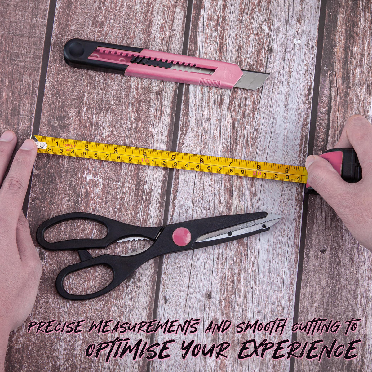 Cartman measuring-tape enables precise layouts for projects.