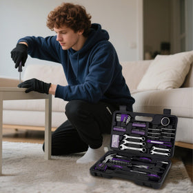 Cartman purple toolkit adds style while delivering practical versatility.