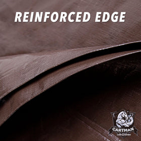 CARTMAN reinforced edges tarp enhances tear resistance