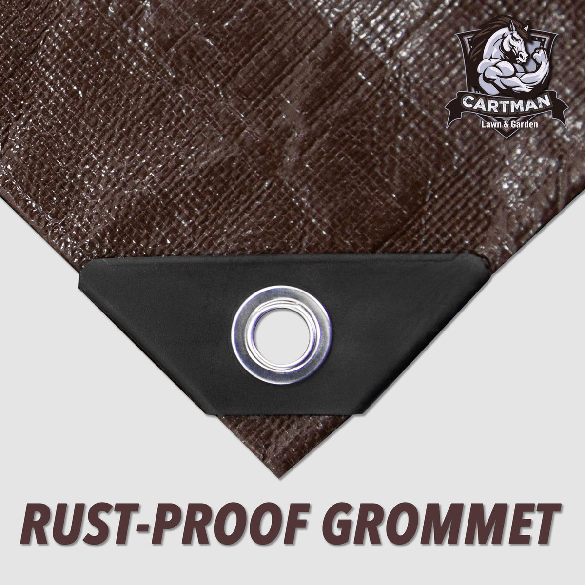 CARTMAN UV-resistant and waterproof tarp protects gear