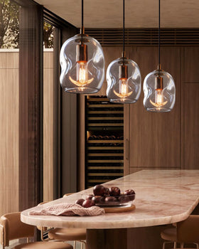 CASAMOTION pendant light compatible with E26 LED bulbs for warm illumination