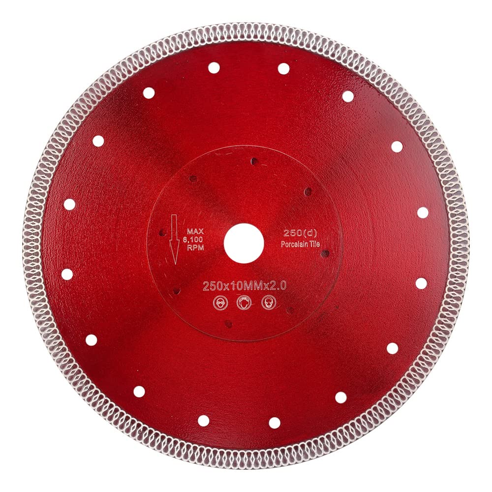 Casaverde 10-inch diamond porcelain blade ready for dry or wet cuts
