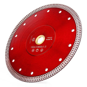 Casaverde diamond tile blade cutting porcelain smoothly for precise results.
