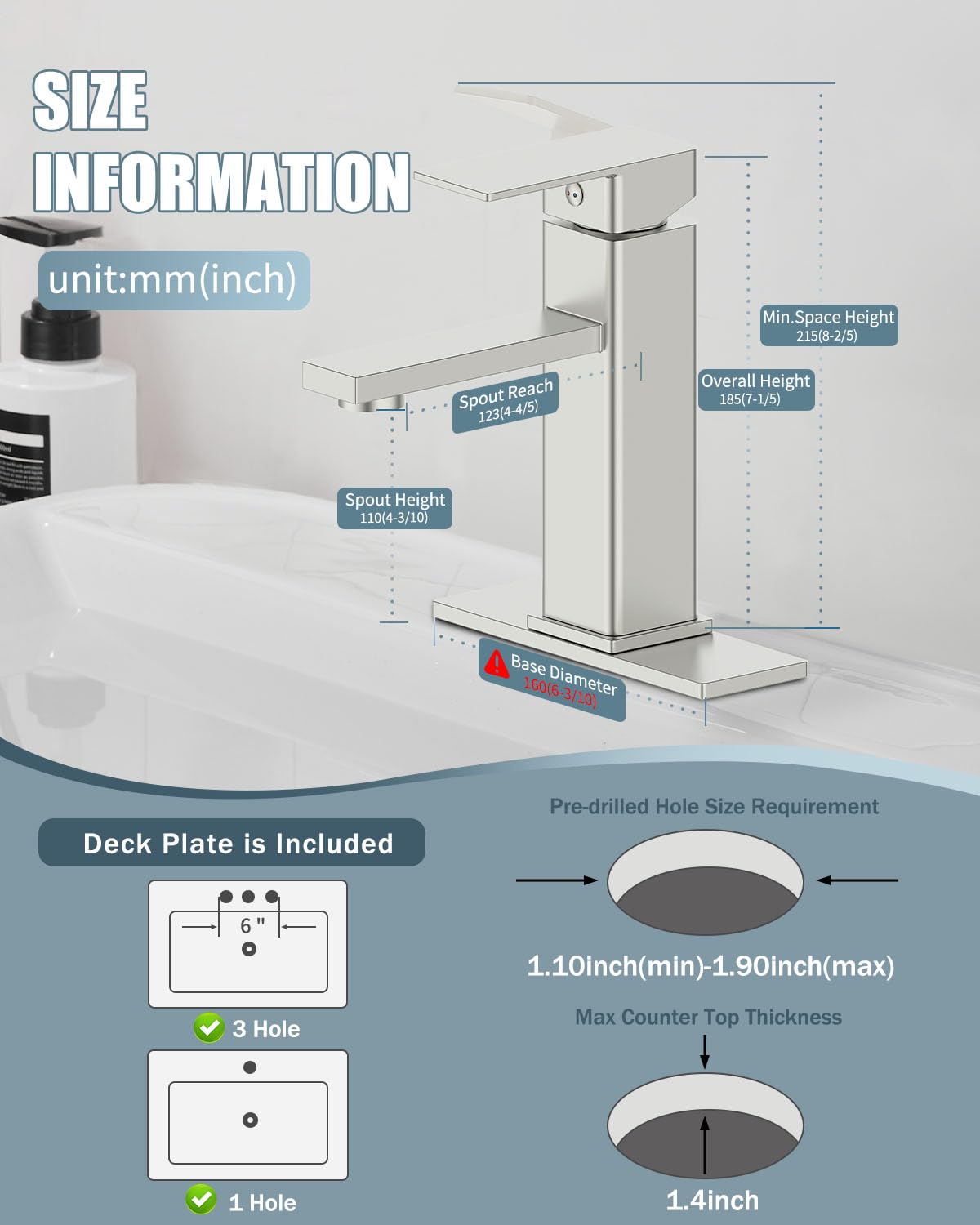 Casavilla SUS304 durable body with anti-corrosion finish