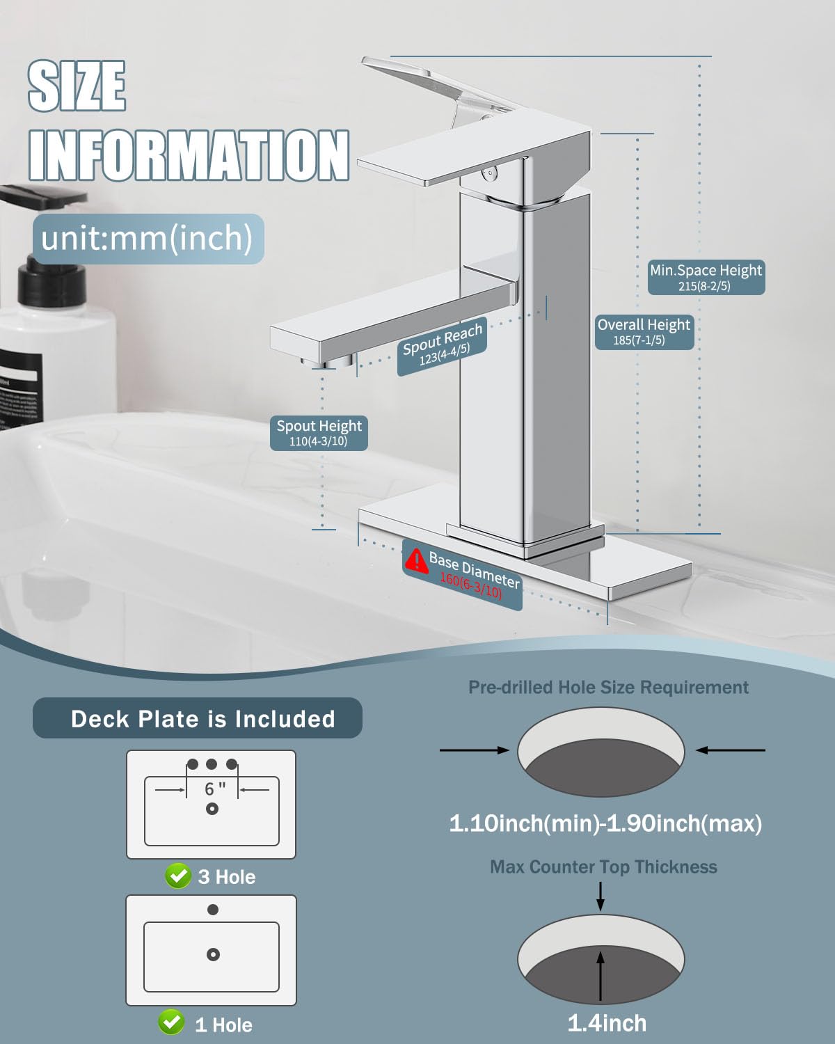 Casavilla included supply lines simplify DIY installation.