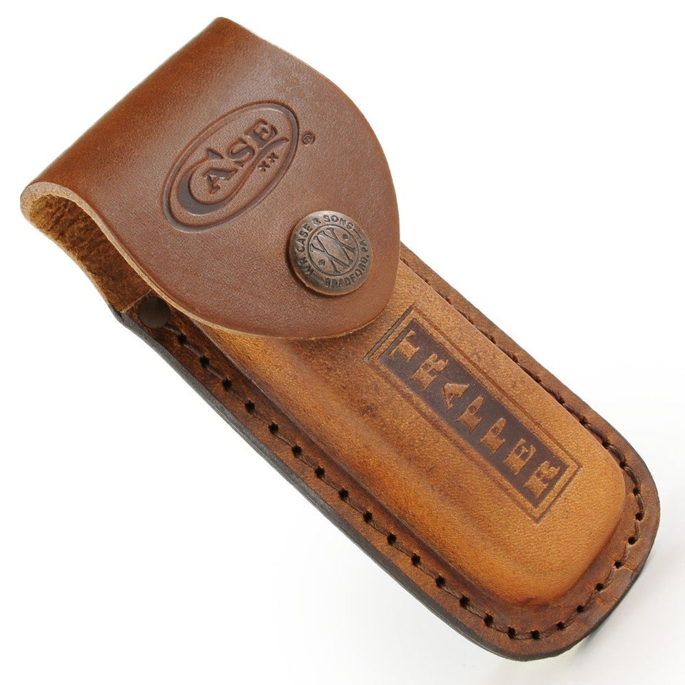 Case Trapper Sheath main view, protects your pocket knife on belt.