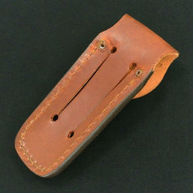 Case Trapper Sheath side view, slim belt-ready carry for quick access.