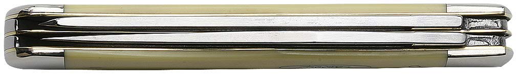 Case XX WR pocket knife in yellow synthetic handle emphasizes visibility and quick access.
