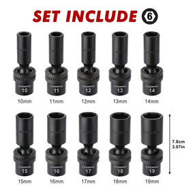 Casoman 11mm deep socket for 3/8-inch drive versatile for automotive tasks.