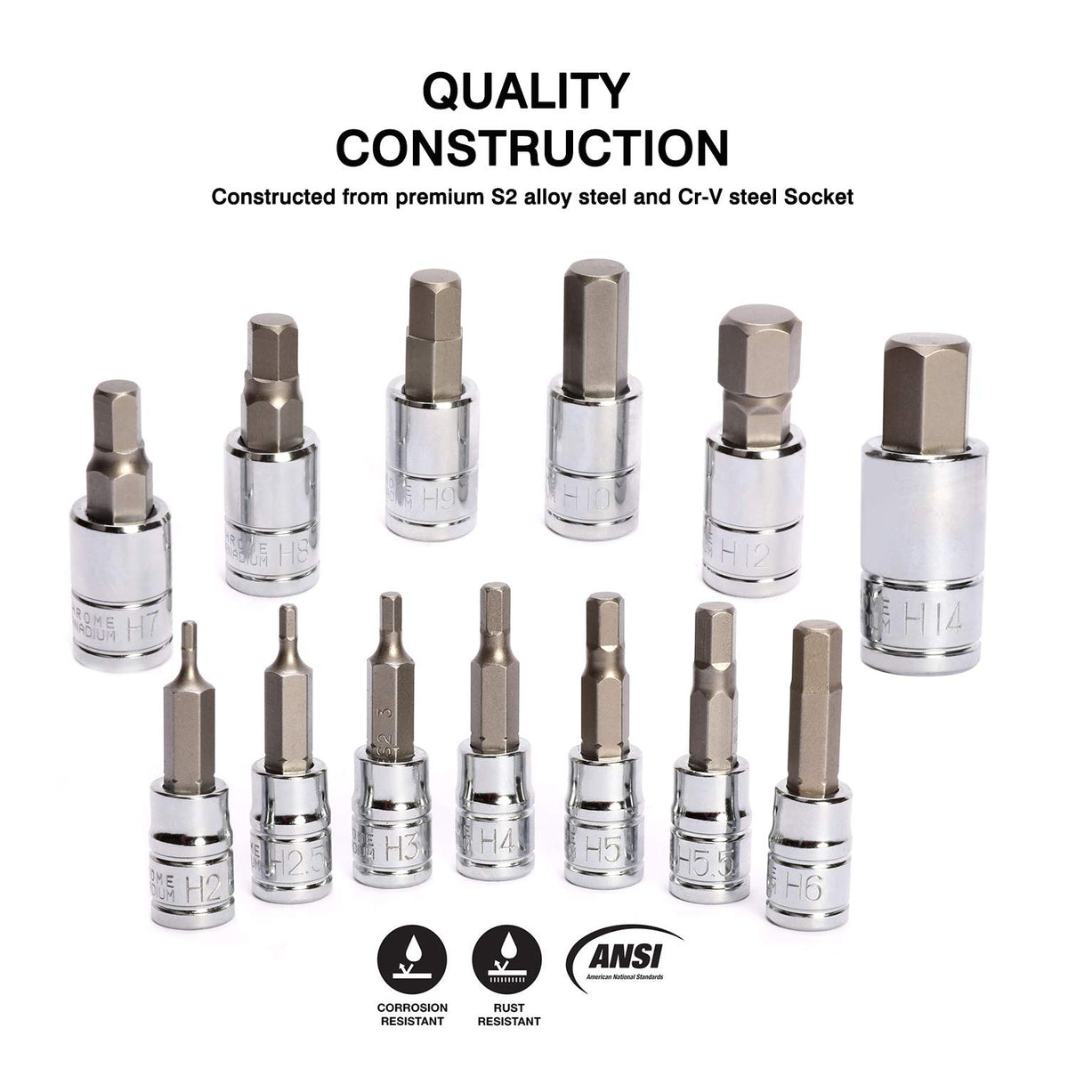 CASOMAN 2.5mm hex bit enables accurate fittings in tight spaces
