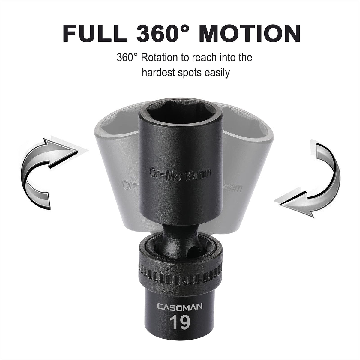 Casoman 14mm deep socket for 3/8-inch drive reliable performance.
