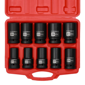 The CASOMAN 21mm deep socket for recessed nuts and durability.