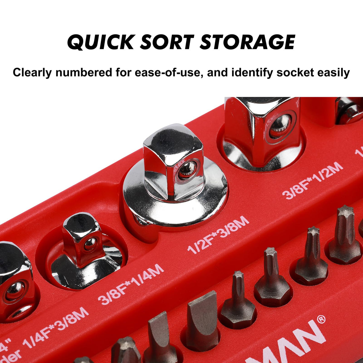 CASOMAN magnetic base on metal surface keeps tools in place without scratches