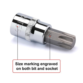 Casoman 5/16 to 3/8 adapter enables quick conversions.