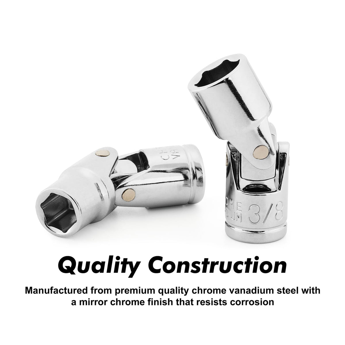 CASOMAN 6-point opening grips fasteners securely to prevent rounding.