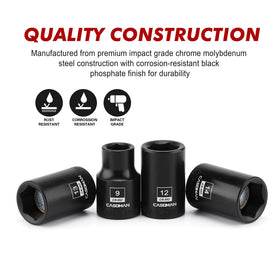 CASOMAN corrosion resistant black phosphate finish keeps tools pristine