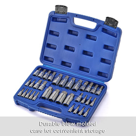 Durable blow molded case keeps sockets organized