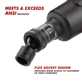 CASOMAN heavy-duty blow molded case keeps sockets secure and portable.