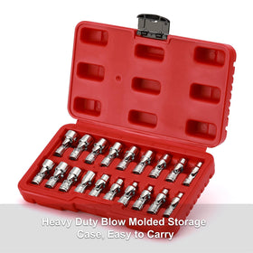CASOMAN compact storage case keeps sockets organized for quick setups.