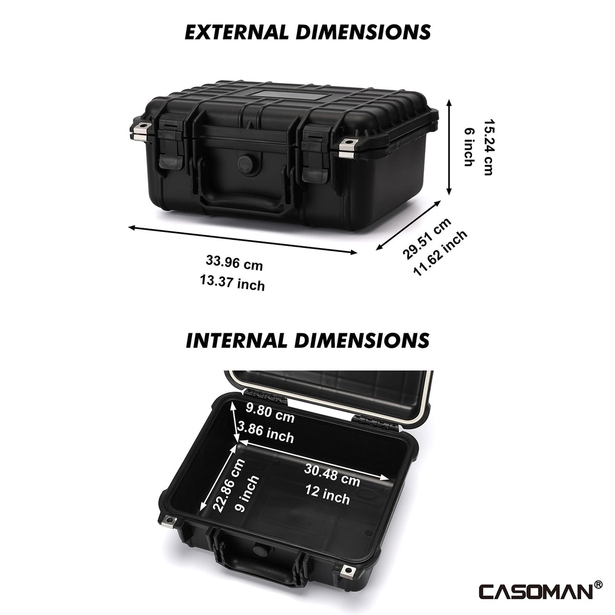 CASOMAN dual locking system adds extra security for equipment