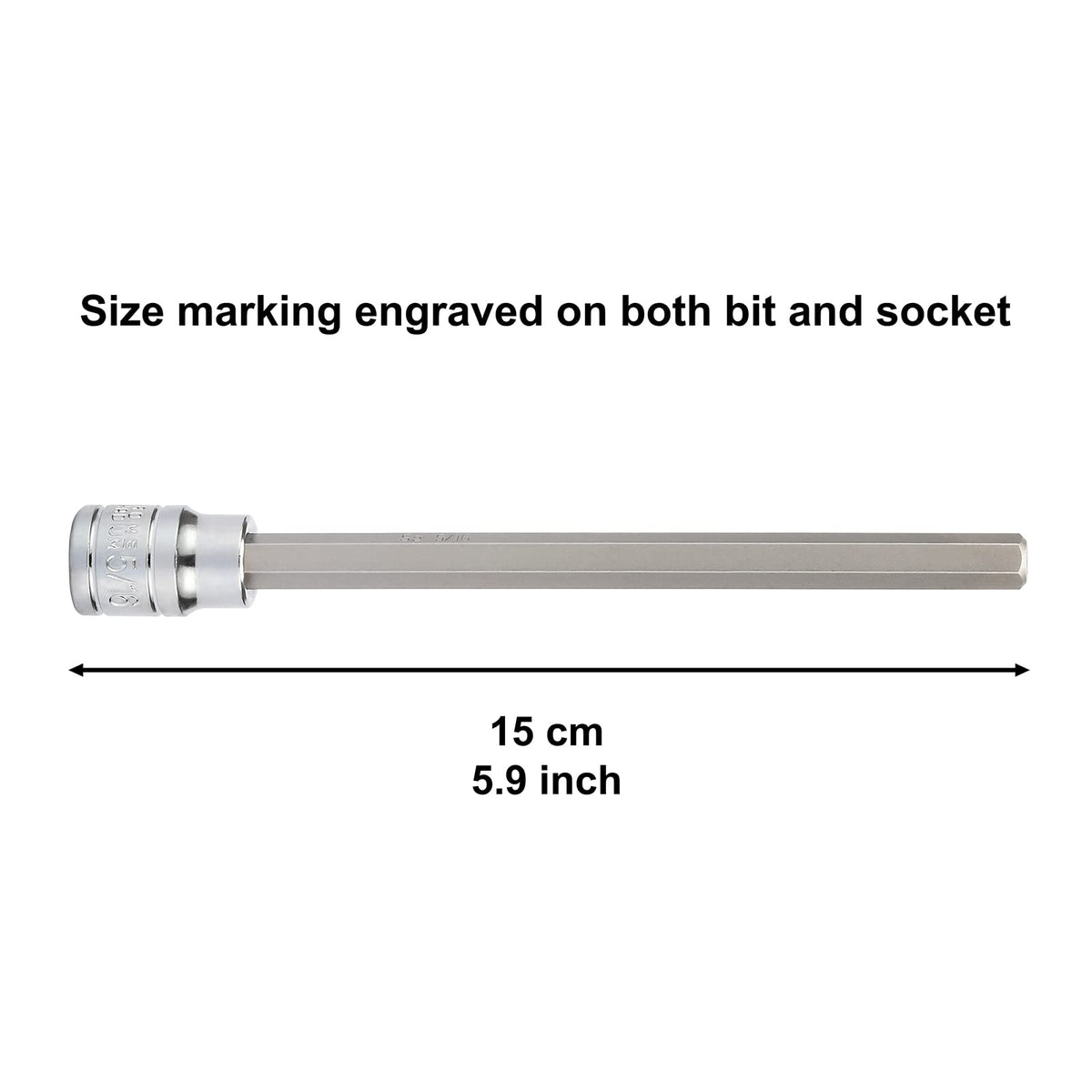 Casoman extra-long reach enables access to recessed areas.