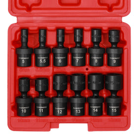 Casoman flex socket with 360 degree rotation for hard to reach fasteners.