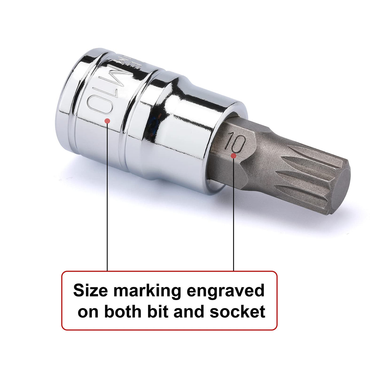CASOMAN heavy-duty blow-molded case keeps tools organized.