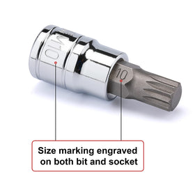 CASOMAN heavy-duty blow-molded case keeps tools organized.